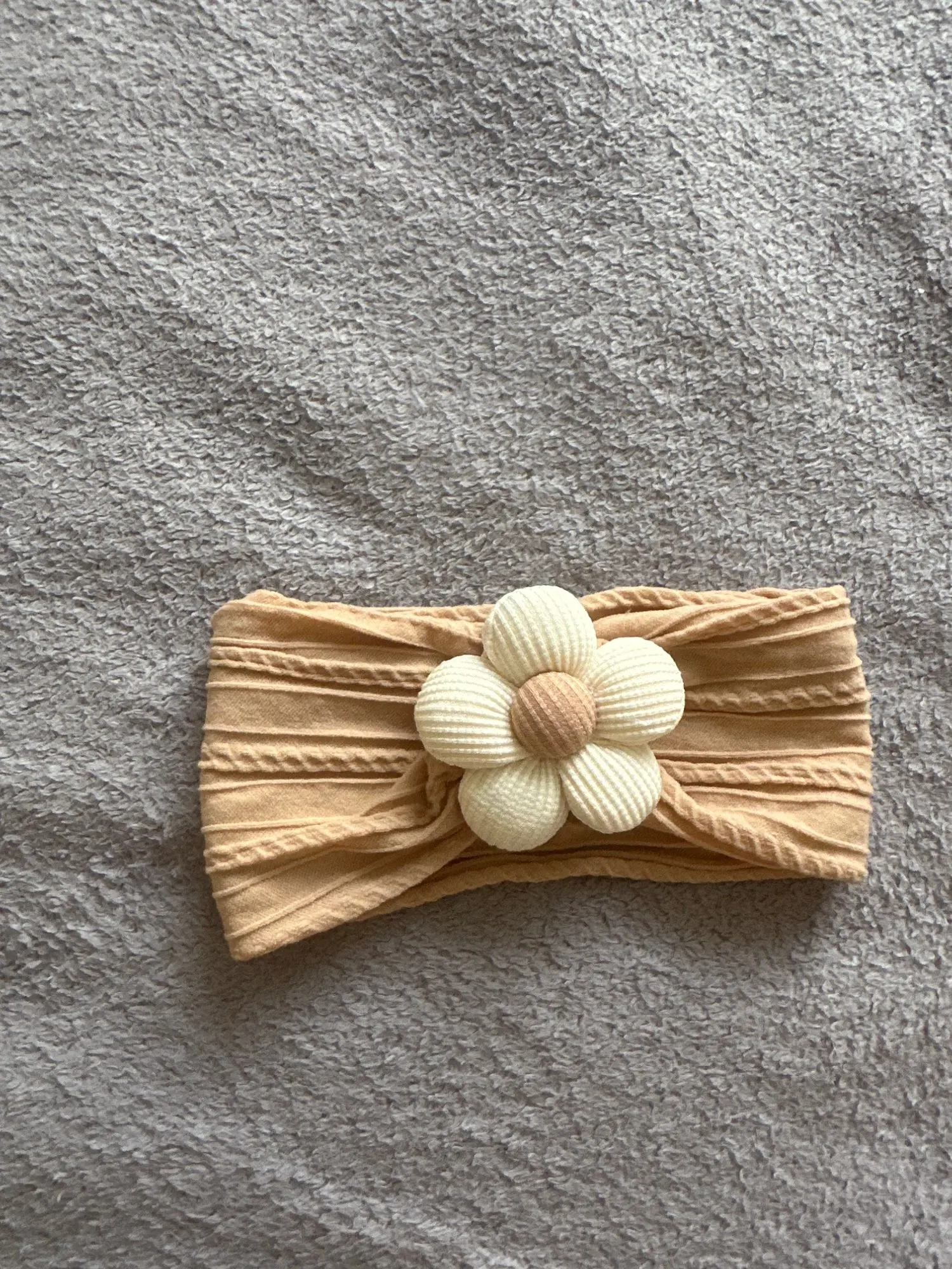Cute Floral Nylon Baby Headband photo review