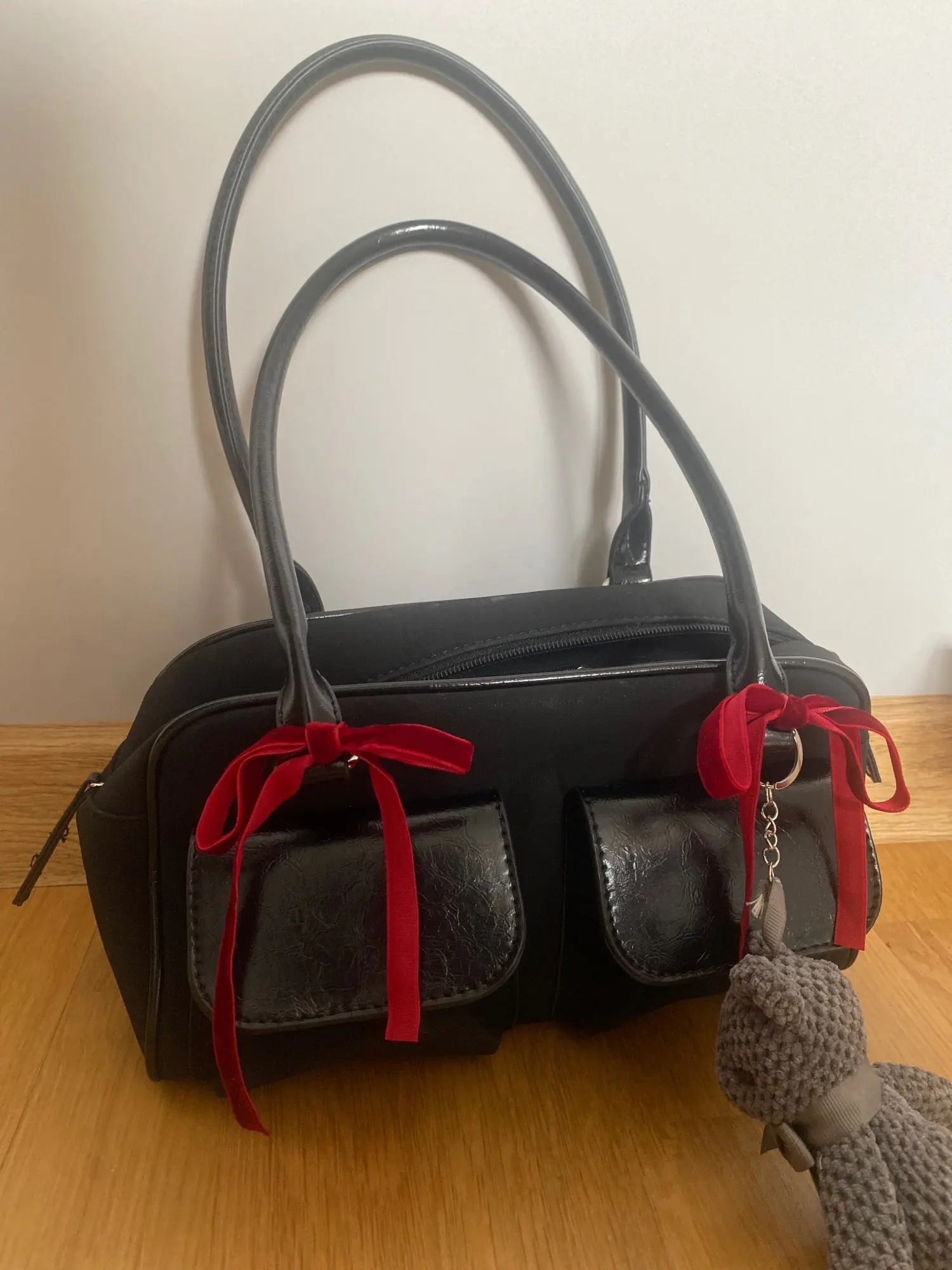 Leather Shoulder Bag, customer photo