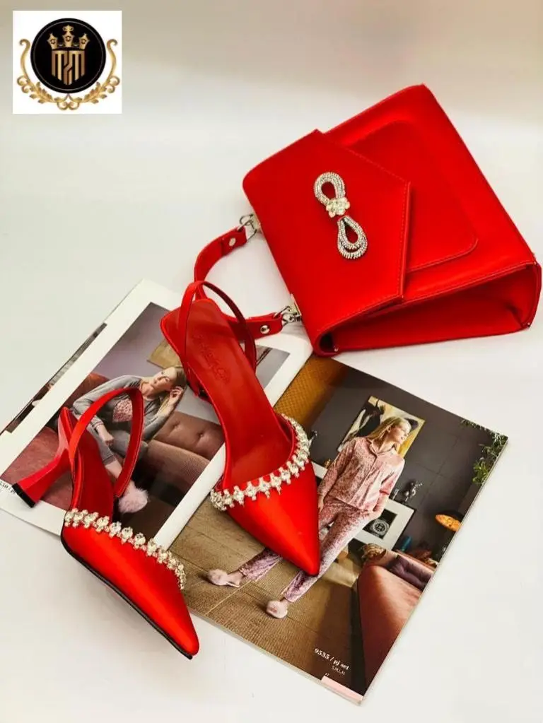 

Miss Melisa Shoe and Bag 2023 model that illuminates the night T134