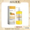 Turmeric Color Cleanser Deep Cleansing Face Lightening Acne Marks Removing Facial Oil Removing Makeup Refreshing Cleanser 6
