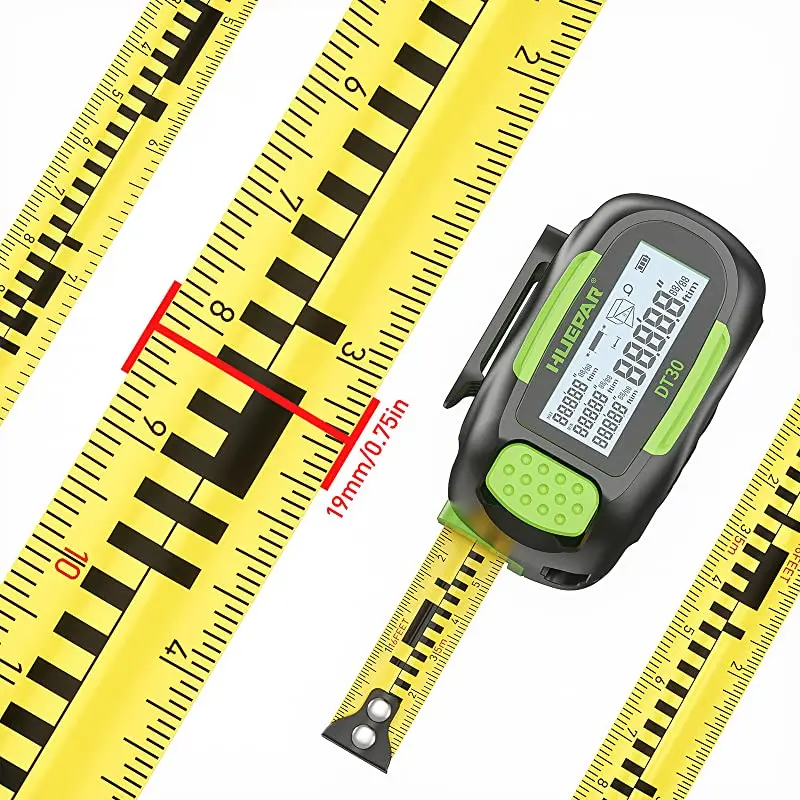 Digital Laser Rangefinder DT30 60m Digital Laser Measuring Tape Measure With Mea