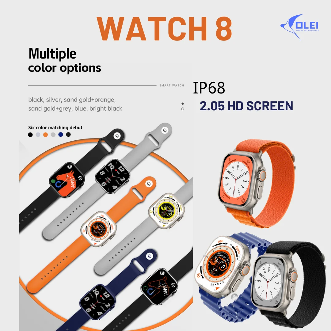 Low Power Consumption Watch 8 Ultra 2022 Series 8 Men Women Bluetooth Call Smart Watch IP68