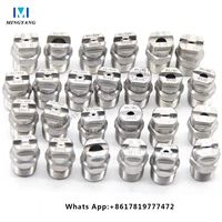 1 pc 1/4" 25/65/110 Degree High Pressure Stainless Steel Flat Fan Spray Nozzle, Road Sweeper/Dirty Floors/Walls Spray Nozzle 1