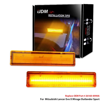 2pcs For 1980 -1986 Ford BRONCO F-100 F-150 F-250 F-350 Bronco Full LED Side Marker Light Car Front Bumper Sidemarker t10 12v