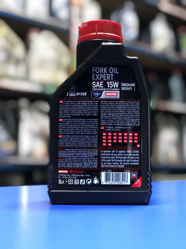 Motul Transoil Olio Idraulico Motul Fork Oil Expert SAE 15W - Per Forcelle Moto, Medio/pesante, Confezione Da 1 Litro Forcella Mtb - Foto 10