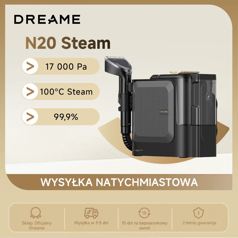 Odkurzacz piorący Dreame N20 z Polski za $142.58 / ~554zł