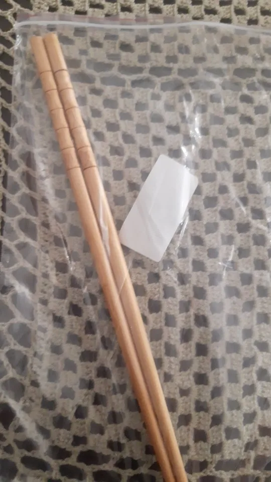 1/5 Pair Pure manual Natural Bamboo Wood Chopsticks Healthy Chinese Carbonization Chop Sticks Reusable Hashi Sushi chopsticks photo review