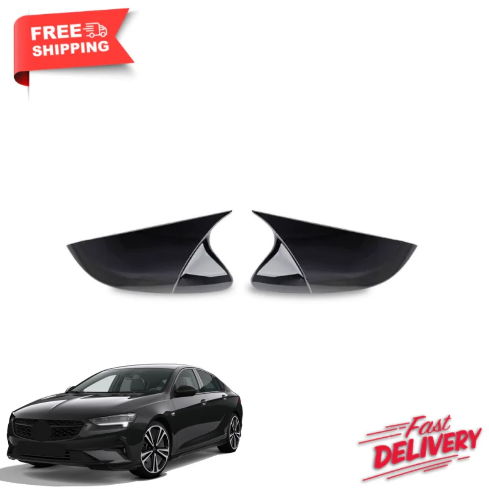 

Mirror cover piano for Opel emblem 2008-2017 quality among black. Automotive adjustment design car accessory