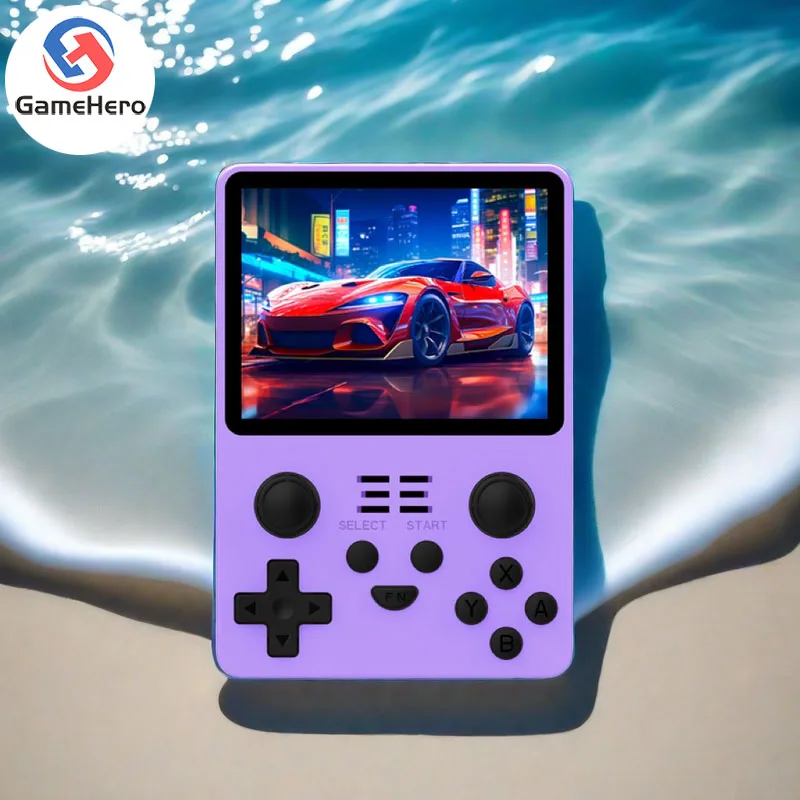 Powkiddy Gamehero Rgb20S Console Di Gioco Portatile Retrò Sistema Open Source Rk3326 Schermo Ips 4:3 Da 3.5 Pollici Regali Per Bambini