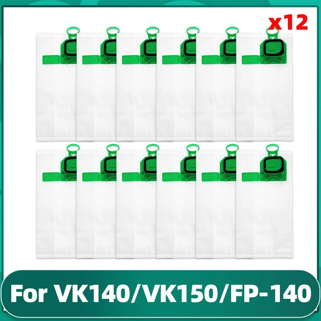 Kit de repuesto de bolsas de filtro de polvo PF 140/150 para Vorwerk Kobold  VK140