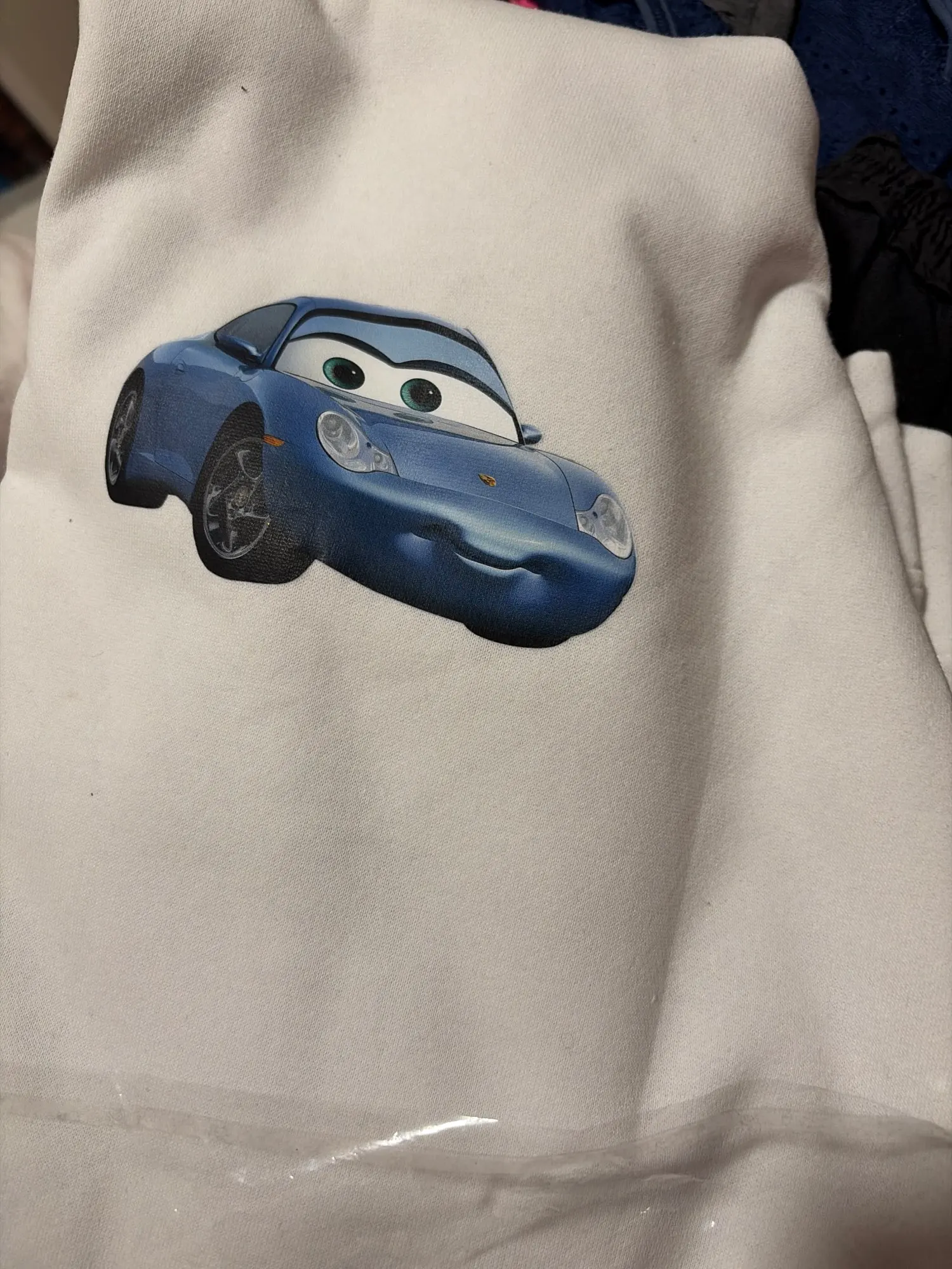 Lightning McQueen & Sally 2026 Hoodie Set Oversized Cotton Sweatshirt for Adults and Kids Cute Disney Couple Matching Outfit photo review