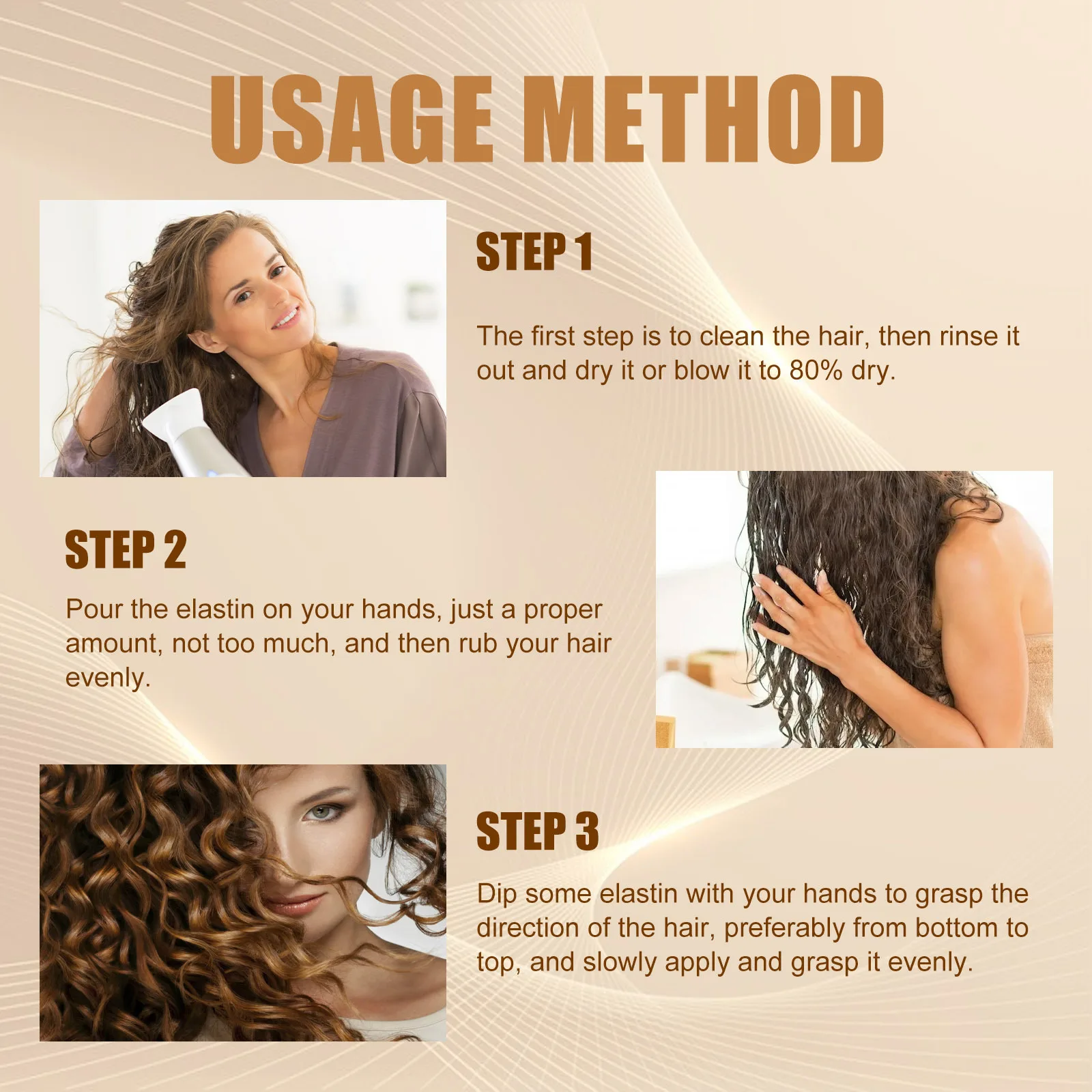 EELHOE Hair Conditioner Repair Damaged Hair Smoothing Oil No Wash Treatment Leave in Conditioner Honey Care Products 100ml hair conditioner