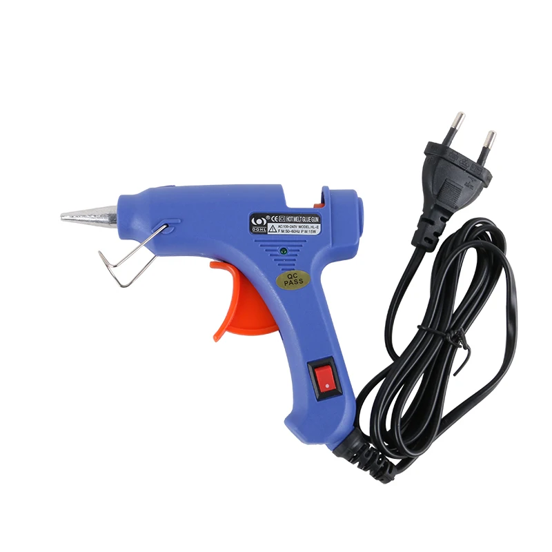 1pc/lot 15W hot melt glue gun for keratin glue stick can be used for hair extensions and daily life UK AU PLUG