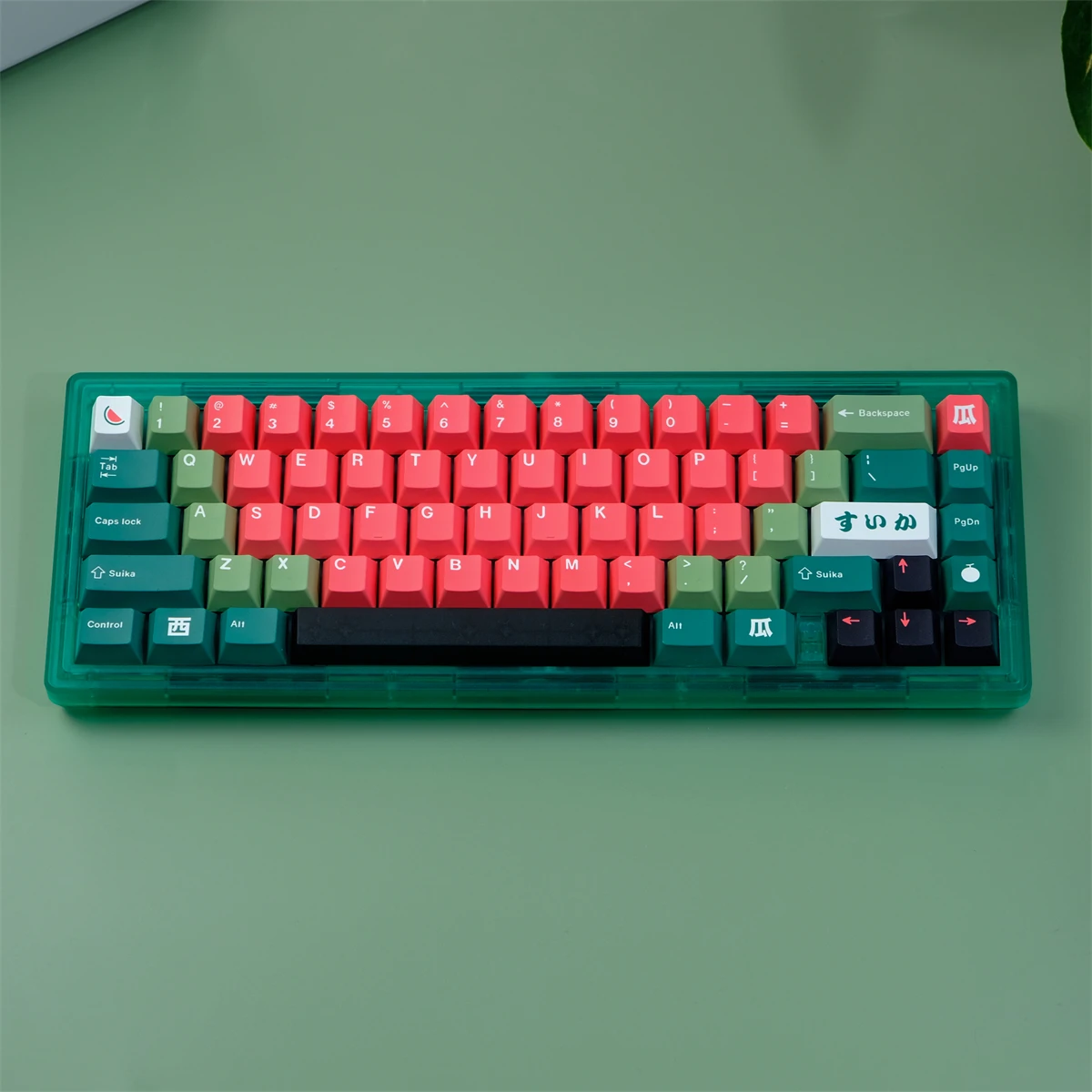 129 chaves gmk melancia keycaps cereja perfil