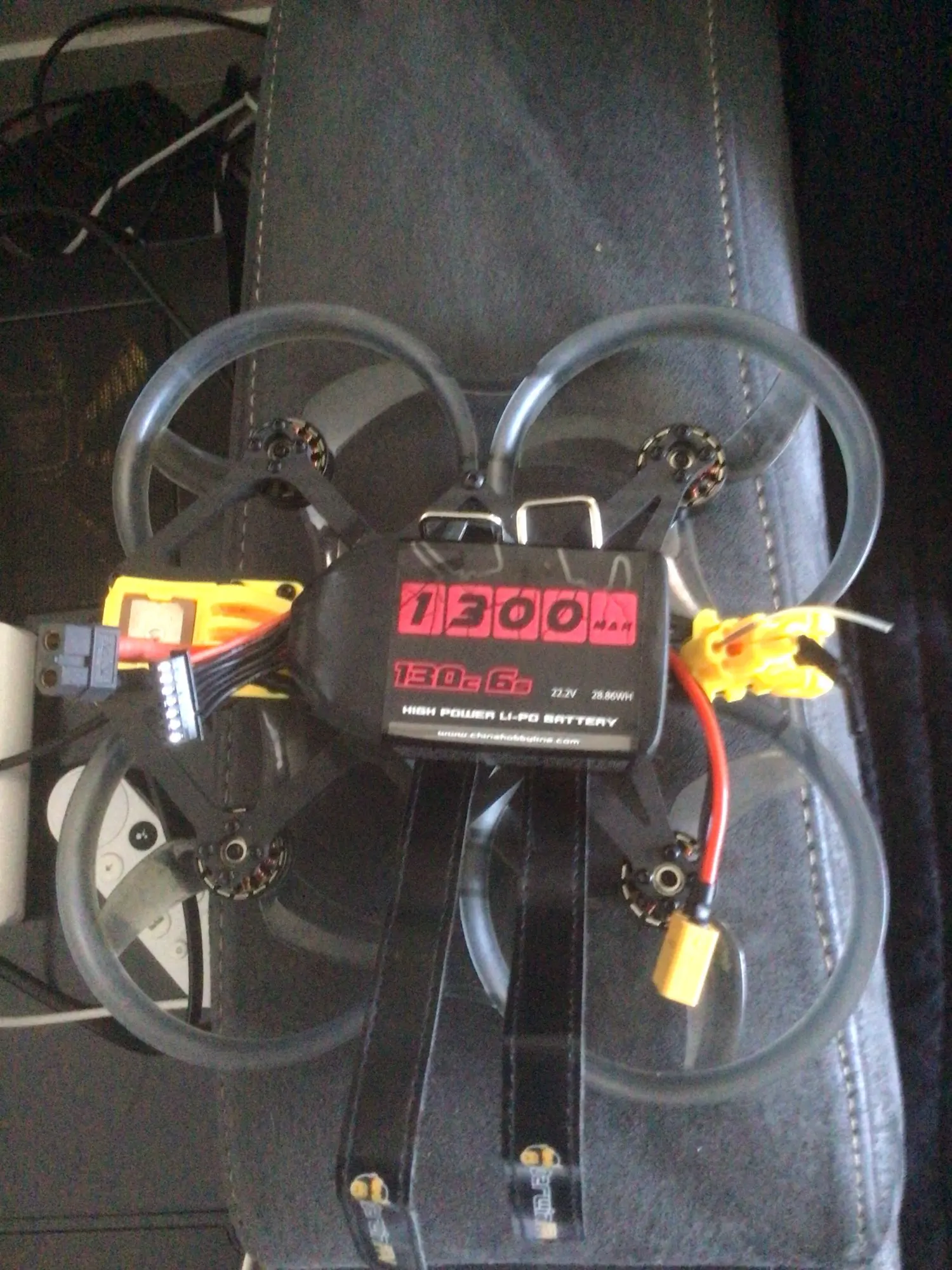 2PCS CNHL 6S 22.2V Lipo Battery 1300mah 1500mah 130C with XT60 Plug For Quadcopter Drone Airplane RC FPV Helicopter Hobby photo review