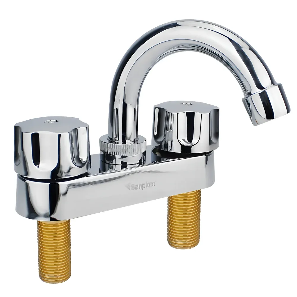 Mezcladora de Baño Sanplom Santul 8957 Monocomando Cromado