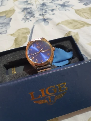 2022 LIGE New Rose Gold Women Watches Business Quartz Watch Ladies Top Brand Luxury Female Watch Girl Clock Relogio Feminine photo review