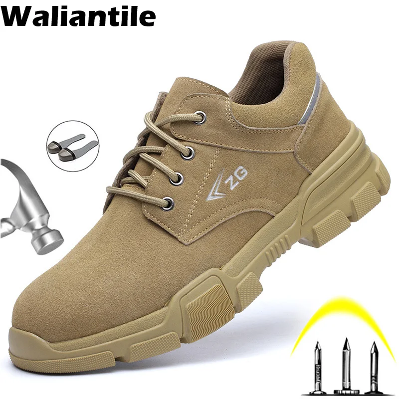Steel Security Sneakers Steel Safety Shoes Steel Work Shoes Men's