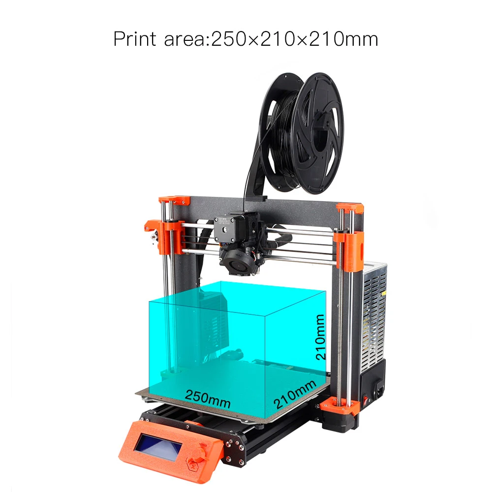 Clone Prusa i3 MK3S+ Full Kit MK3S Plus Kit with Super Pinda and Upgraded Filament Sensor Impressora 3D принтерD принтер