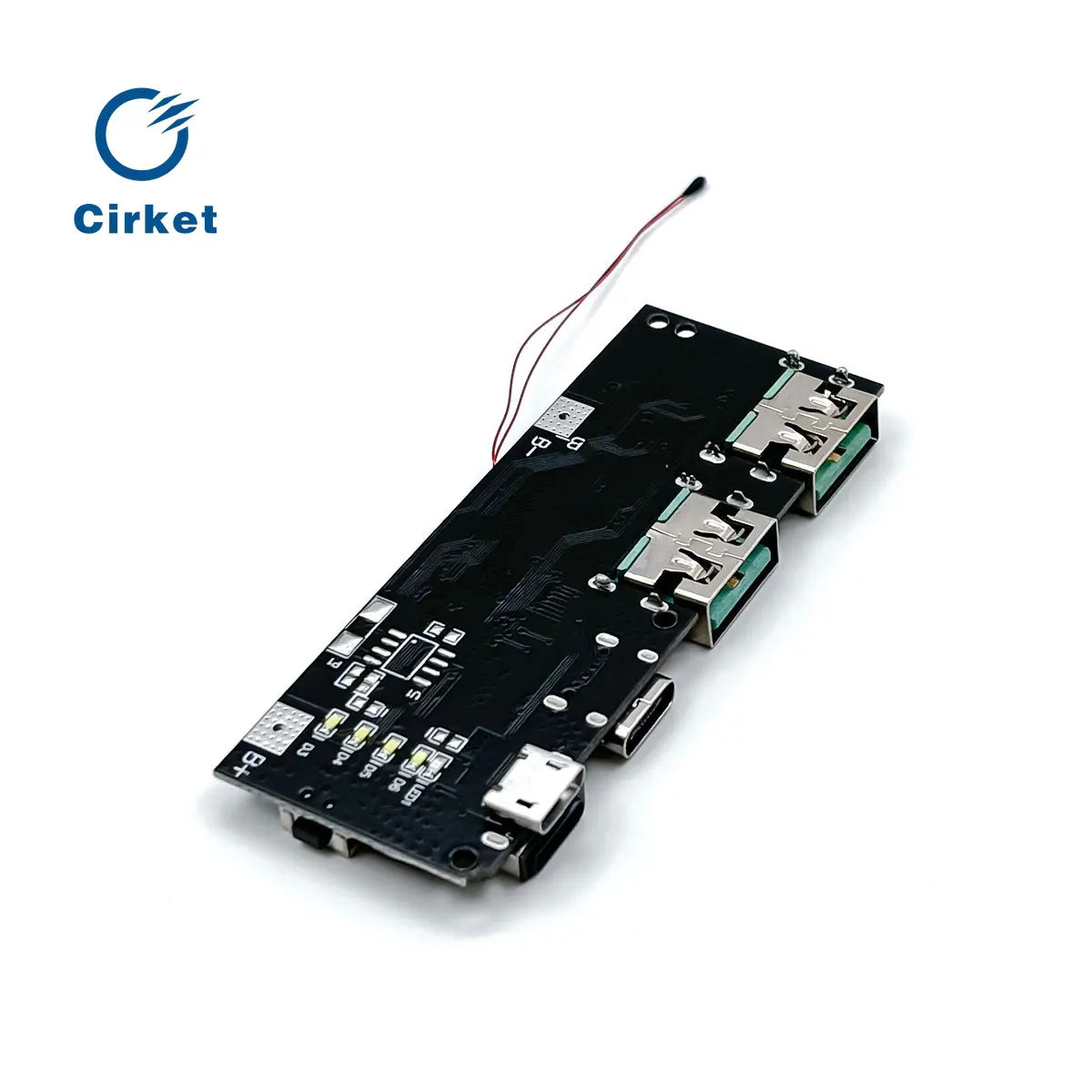 Cirket 22.5W Power Bank 5 porte bidirezionale ricarica rapida modulo di alimentazione Mobile circuito Kit scheda madre fai da te QC4 + PD3.0 - Image 2