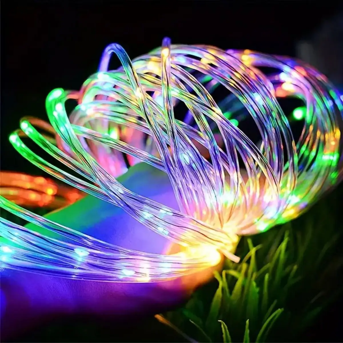 8-function Waterproof Battery Box Tube Lights Waterproof Strip Lights Indoor Outdoor Decorations 1pack decorative lights