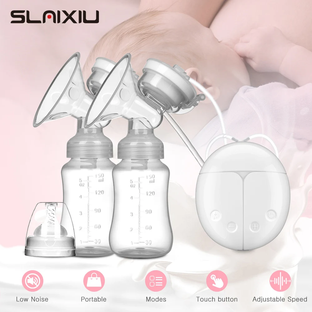 Electric breast pump unilateral and bilateral breast pump manual silicone breast pump baby breastfeeding accessories BPA free|Electric Breast Pumps| - AliExpress