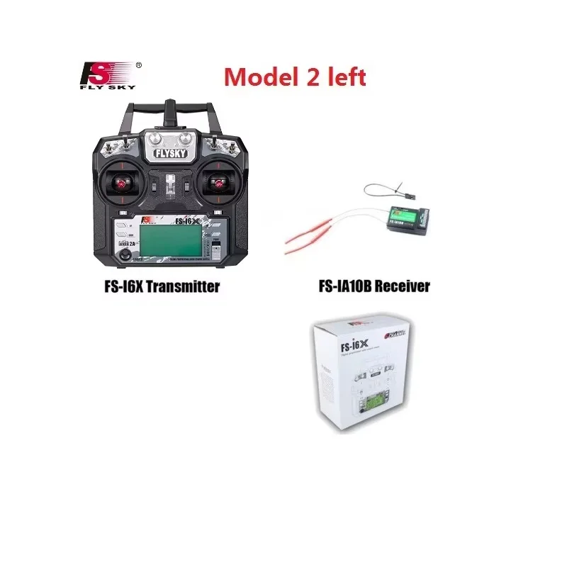 Radiocommande FS-i6X 10 canaux + récepteur iA10B 2.4GHz