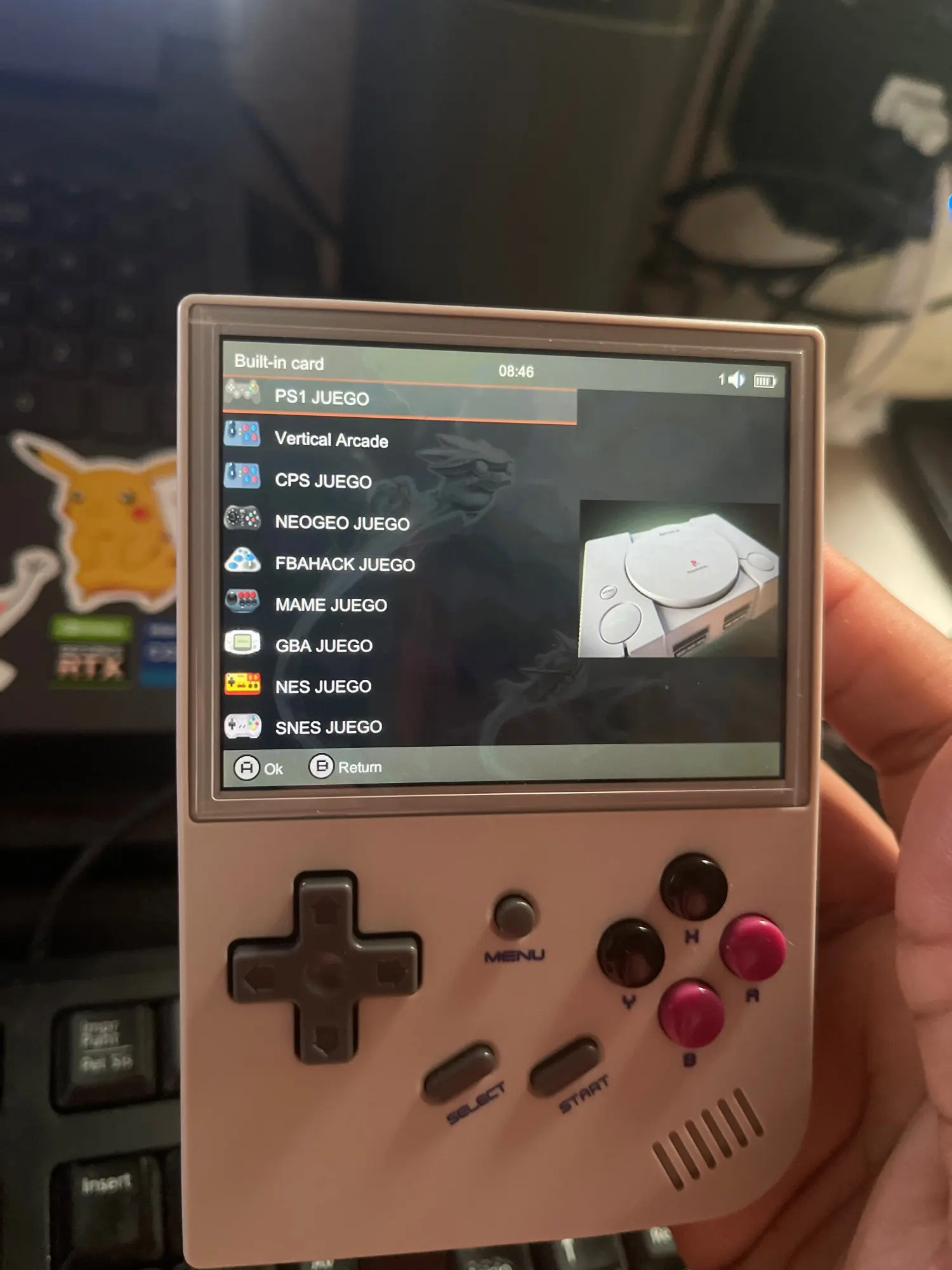 ANBERNIC – Console de jeu vidéo portable RG35XX, écran IPS de 3.5 pouces, système Linux, émulateur de jeu classique photo review