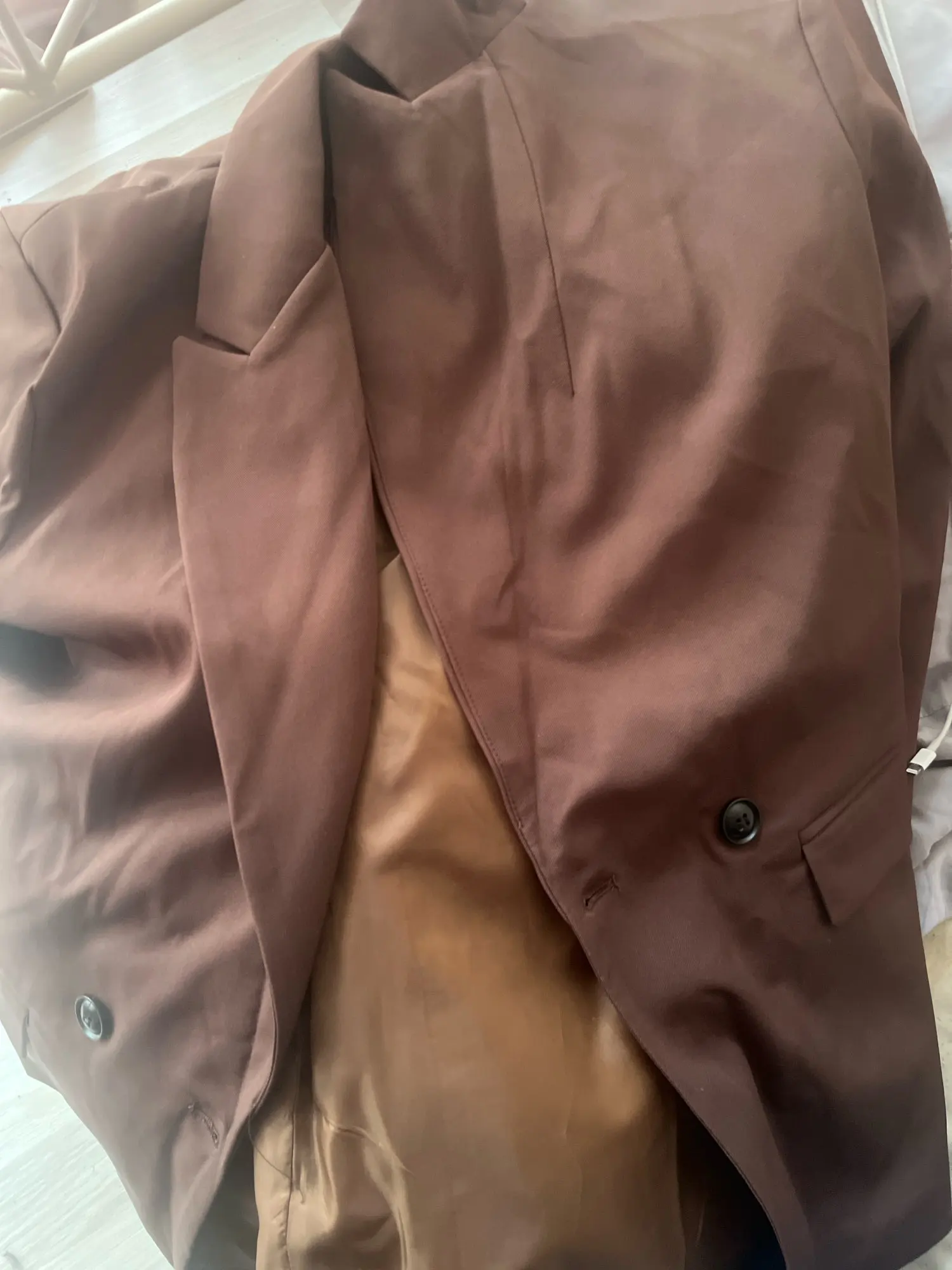 PB&ZA2024 autumn new women's fashionable and casual temperament versatile solid color lapel long sleeved suit jacket photo review