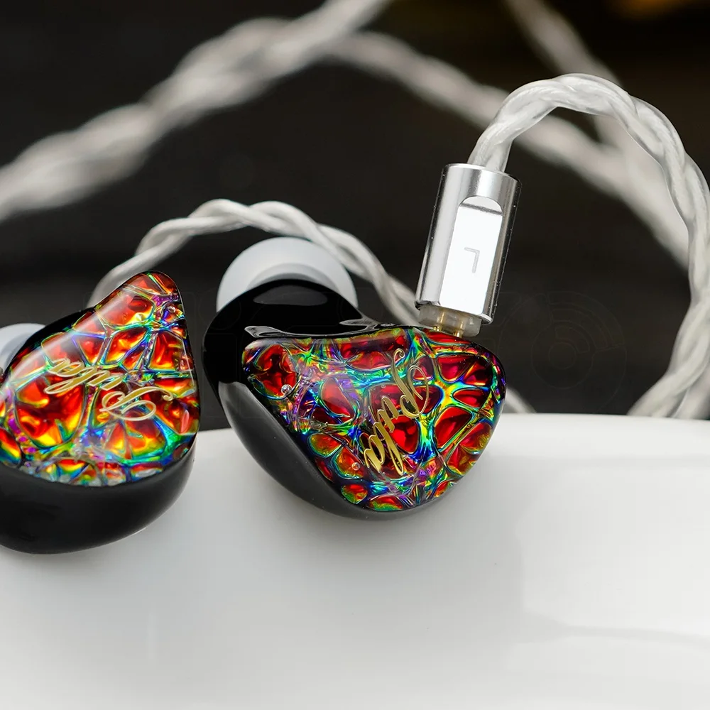 PULA PA02 HiFi Earphone 1DD+4BA Hybrid In-Ear Monitors Hi-Res Music Studio Wired Hybrid driver Earphones with 0.78mm 2-Pin Cable 2