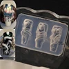 1pc Snake Witch 3D Acrylic Mold Nail Art Decorations Snake DIY Design Silicone Nail Art Nails Mold 4