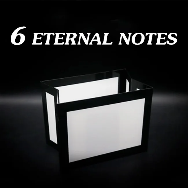 Six Eternal Notes (2 Version) Magic Tricks Gimmicks Mentalism Props Six Notes Vanished In Empty Box Magia Stage Illusions