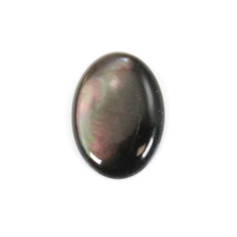 5개 회색 자개 오벌 4x6-13x18mm 카보숑 루스 스톤 주얼리 제작용 반지 펜던트 DIY