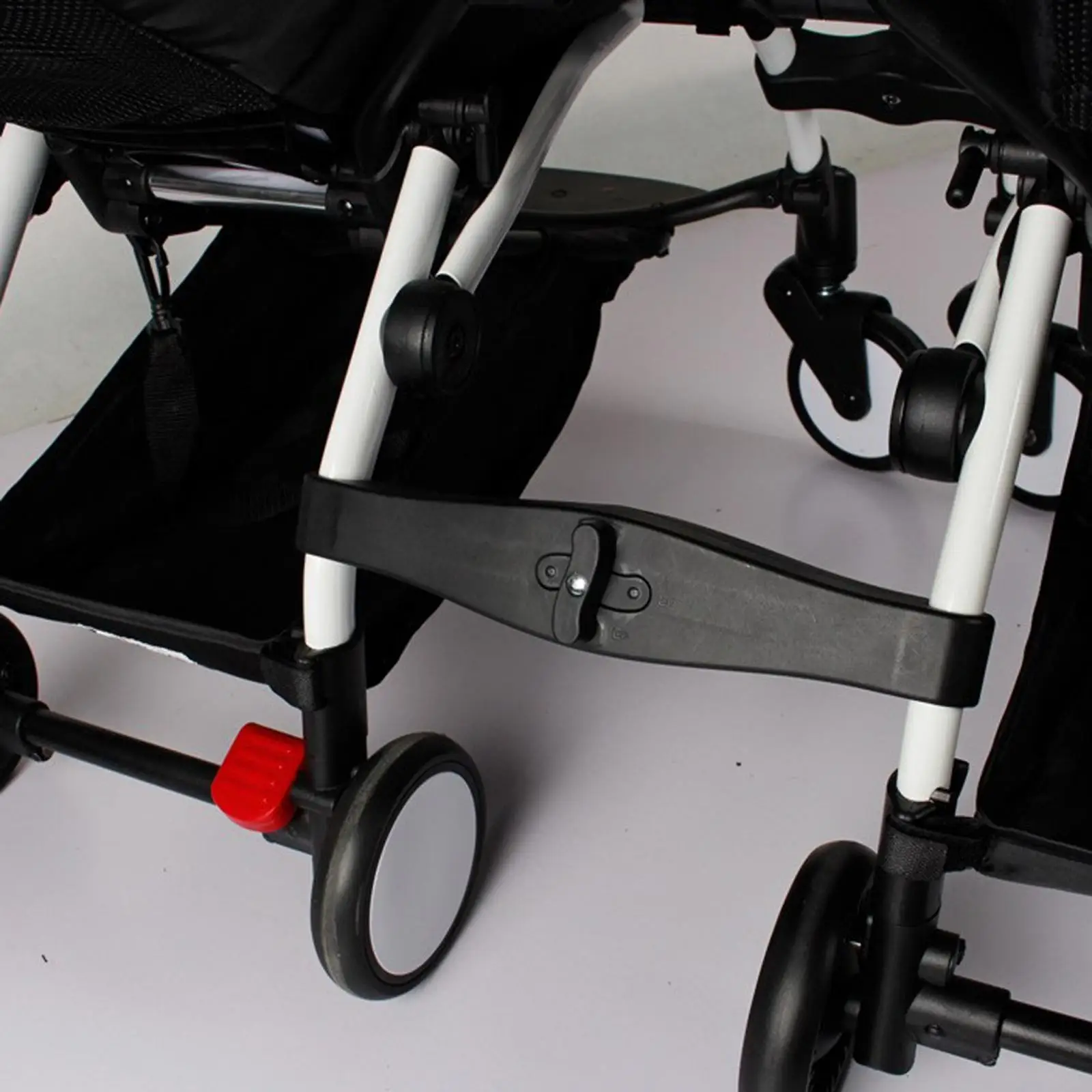 3x 2 in1 Dual Stroller Connectors Portable Adjustable Side by Side Safety Pushchair Coupler Insert for Infant Cart Replace Part
