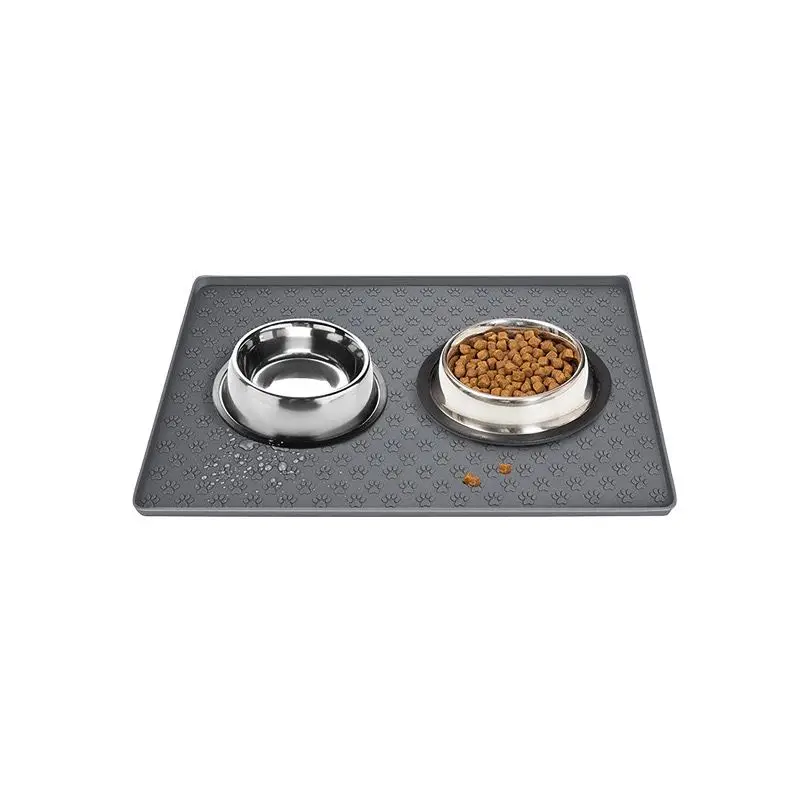Silicone Waterproof Pet Placemat for Cat and Dog Feeding