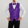 New Design Men Sequins Pattern Glitter Embellished V-neck Blazer Vest Male Evening Party Suits Plus Size hot 6