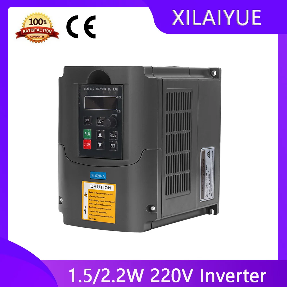 2.2Kw 220V Vfd Variatore Di Frequenza, 1.5Kw/2.2Kw/3Kw Inverter 400Hz 10A Vfd Inverter 1Hp Ingresso 3Hp Uscita Inverter Di Frequenza
