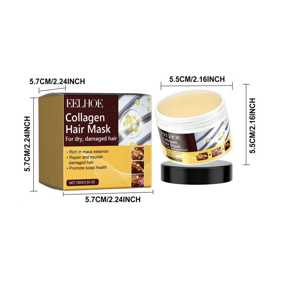 Collagen Hair Mask for Nourishing and Repairing Hair