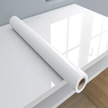 Kitchen countertop marble wallpaper PVC self-adhesive renovation wall stickers kitchen cabinet wall peel and stick stickers 1