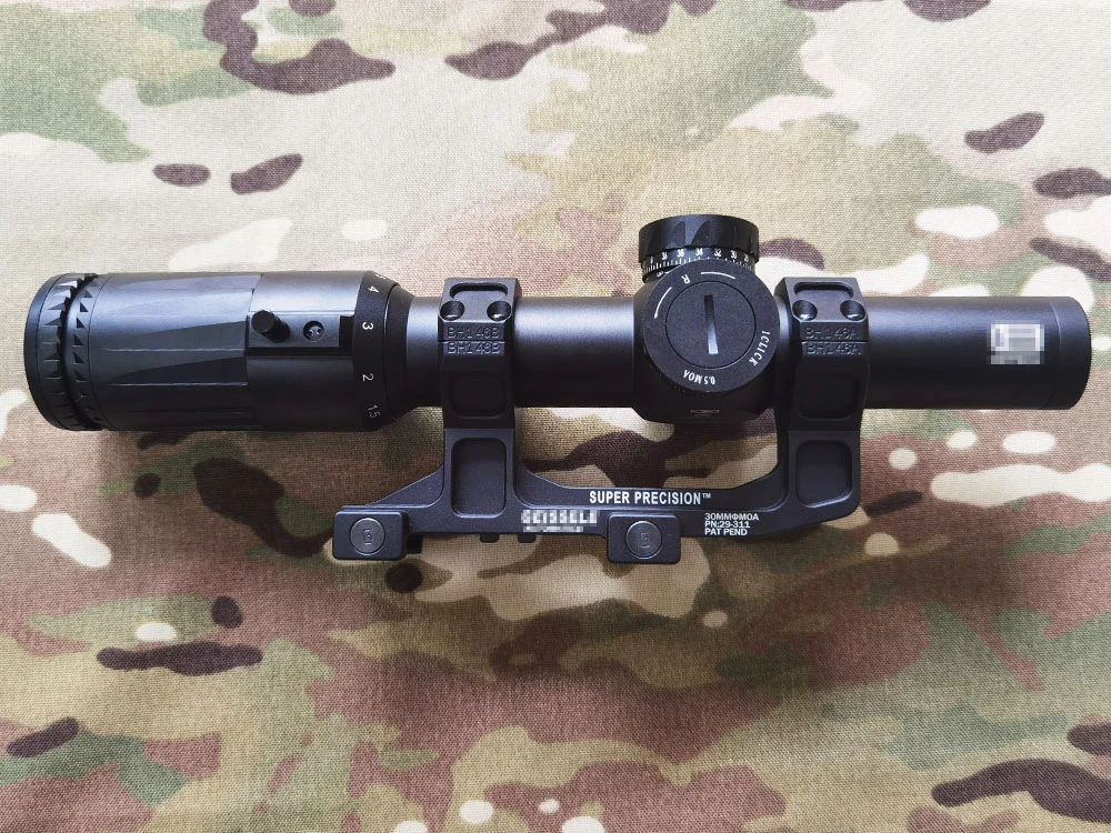 Airsoft Vudu 16x24mm Ffp Lpvo Scope Sr1 Red Cross Reticle Illuminated
