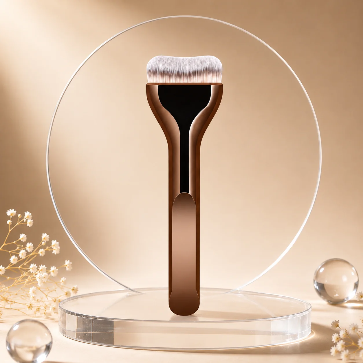 Luxurious 11-Piece Makeup Brush Set with Powder Puff – Essential Beauty Tools