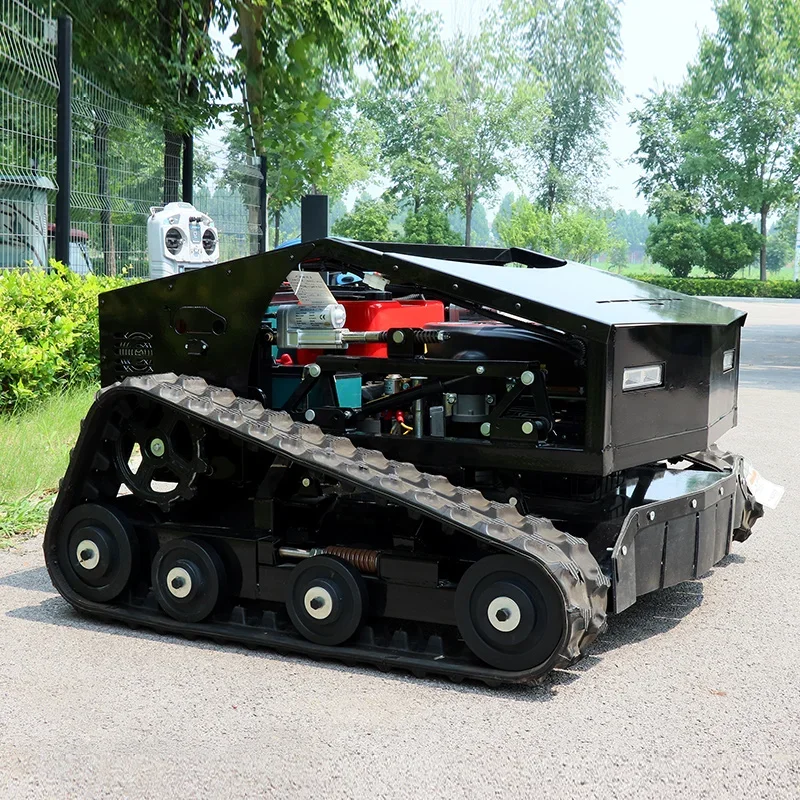 Factory direct sales Honda double wheel 1000mm high horsepower slope 60 degree gasoline intelligent remote control lawn mower 1