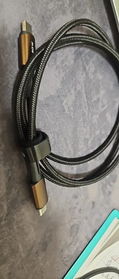 Essager PD100W 60W Type C C to C Cable Fast Charge Mobile Cell Phone Charging Cord Wire For Xiaomi Samsung Huawei Macbook iPad photo review