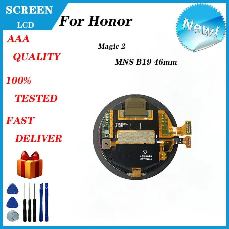 Montagem da Tela Lcd para Honor Ver Magic Tela Externa Reparo e Toque Relógio Inteligente 46 mm Mns-b19 Mns-b39 - Image 2
