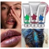 Body Glitter Gel, Face Glitter Singer Concerts Festival Rave Accessories,Mermaid Sequins Glitter Face Paint,Sparkling Halloween 3