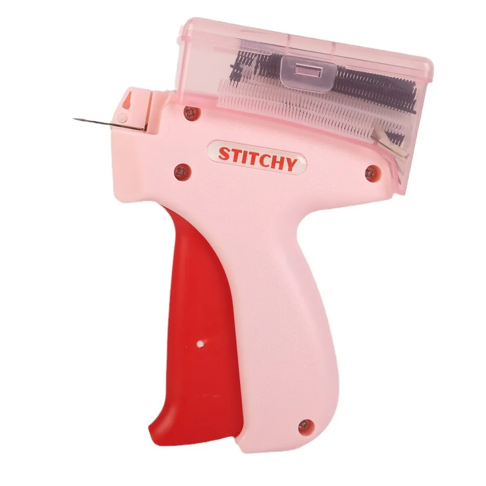 tagging gun, tag gun for Clothes, Quick Clothing Fixer, Mini Quick Sewing Gun with Storage Box, Micro Garment Tag G