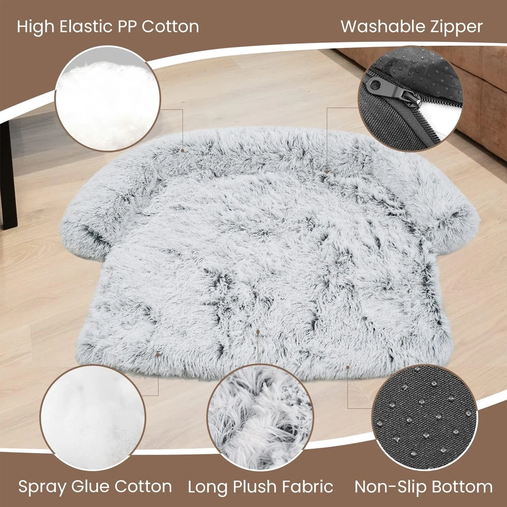 Plush Pet Bed Sofa Cover 2