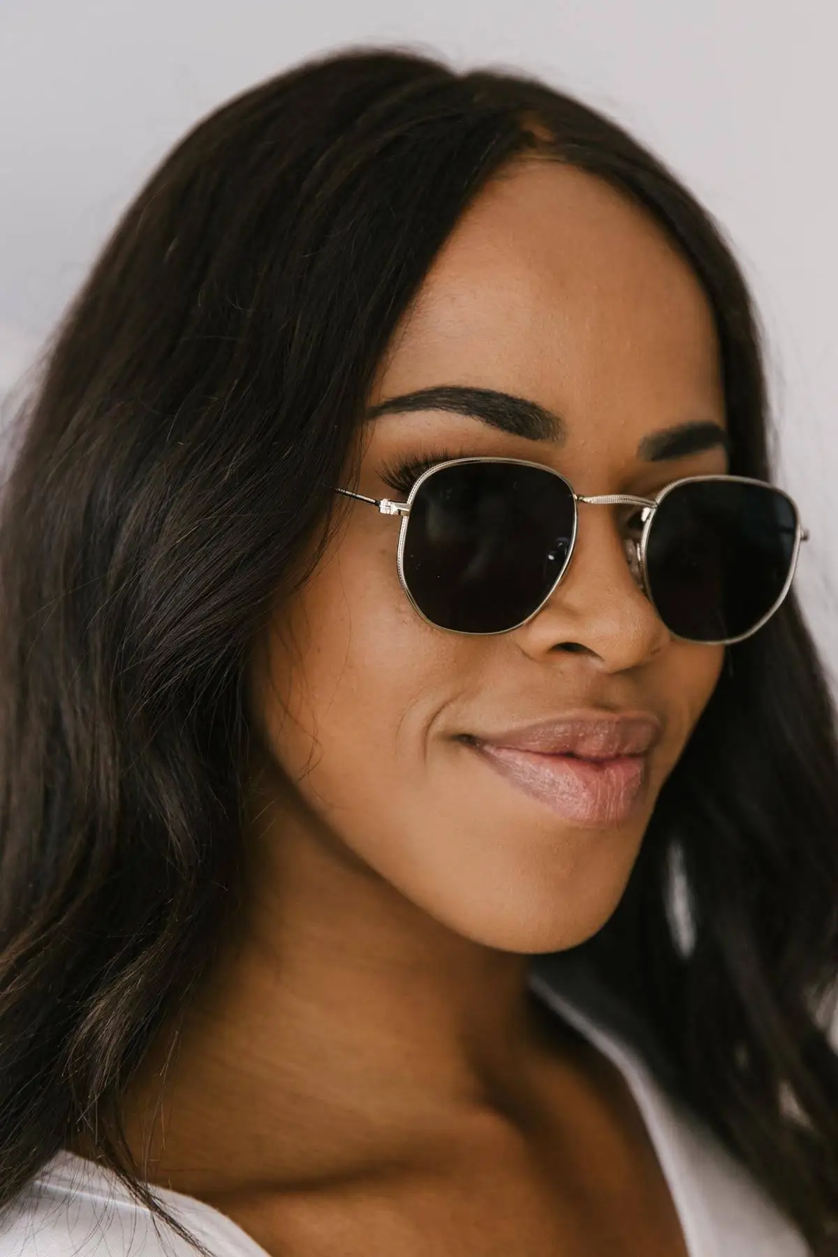 Óculos de Sol Vintage Hexagonal Quadrado Masculino Feminino - Estiloso, Moderno e Versátil - Envio rápido para todo o Brasil