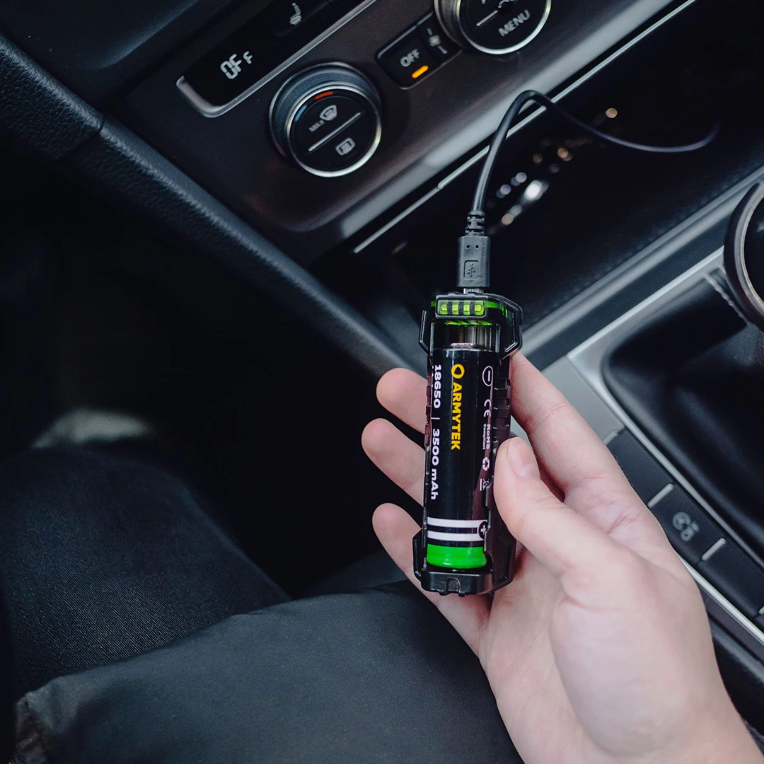 Battery Charger Armytek Handy C1 Pro with Powerbank Function for Li-Ion, IMR, Ni-MH, Ni-Cd Rechargeable Batteries