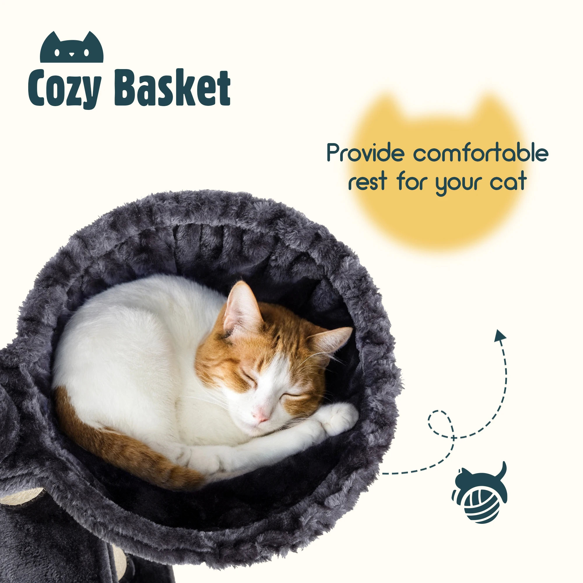 65in Multi-Level Cat Tree 4